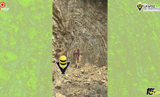 Hallan supuesta imagen de la Virgen María durante obra carretera en Aquismón