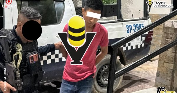 Detienen a sujeto por presuntas faltas administrativas en Tantoyuca