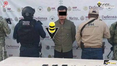 SSP detiene en Zaragoza a objetivo prioritario en la zona sur de Veracruz