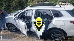 Mujer originaria de Huejutla resulta lesionada en accidente vial, en Pánuco 