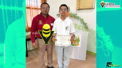 Yael Husai Márquez, de Chicontepec, obtiene Primer lugar en Olimpiada Estatal de Matemáticas