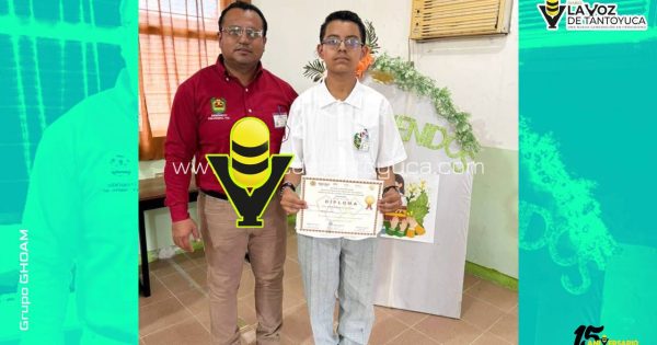 Yael Husai Márquez, de Chicontepec, obtiene Primer lugar en Olimpiada Estatal de Matemáticas