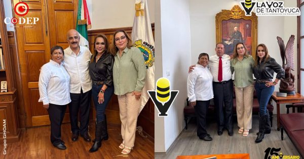 Gestiona Aristea Fernández obras carreteras para Chicontepec ante autoridades estatales