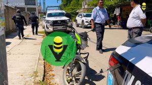 Se caen de su caballo de acero; intervienen a ebrios motociclistas 