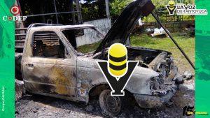 Incendian camioneta en comunidad de Tempoal