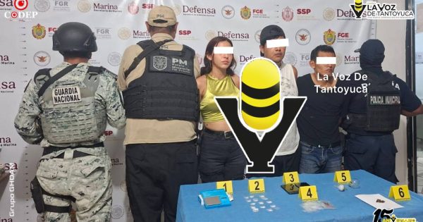 Cateo en Chicontepec deja tres detenidos y aseguramiento de droga
