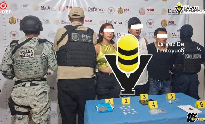 Cateo en Chicontepec deja tres detenidos y aseguramiento de droga