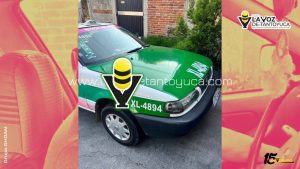 Sorprenden a taxista dándose amor propio en su vehículo 