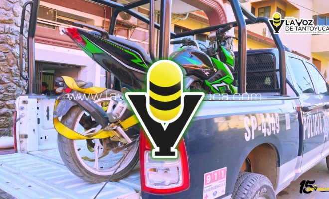 Recuperan motocicleta con reporte de robo en Tempoal