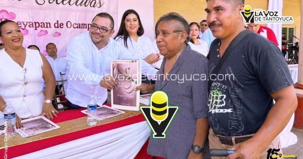 Los compadres se dan el sí; se casan en las bodas colectivas