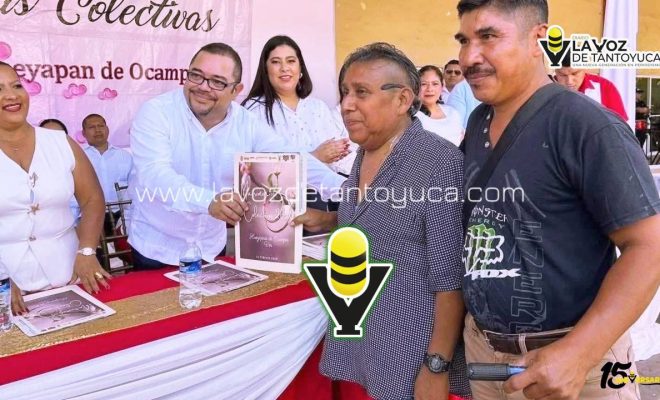 Los compadres se dan el sí; se casan en las bodas colectivas