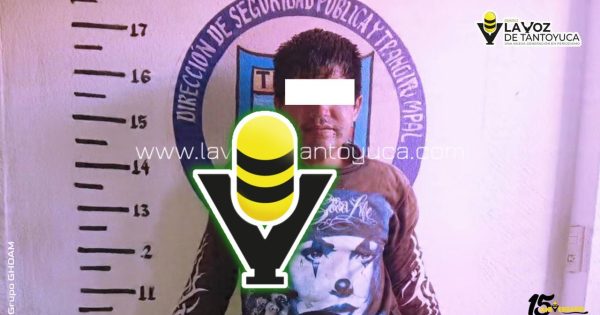 Detienen a hombre por alterar el orden público