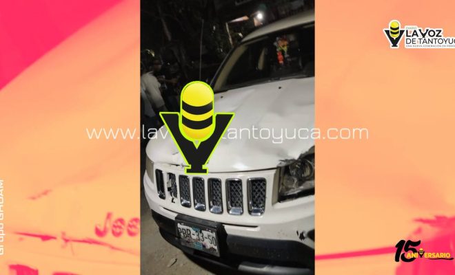 Pobladores detienen a conductor que arrolló a dos abuelitos en Huejutla