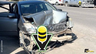 Choque en libramiento deja un lesionado