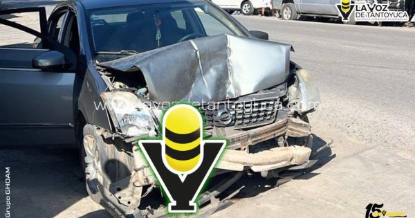 Choque en libramiento deja un lesionado