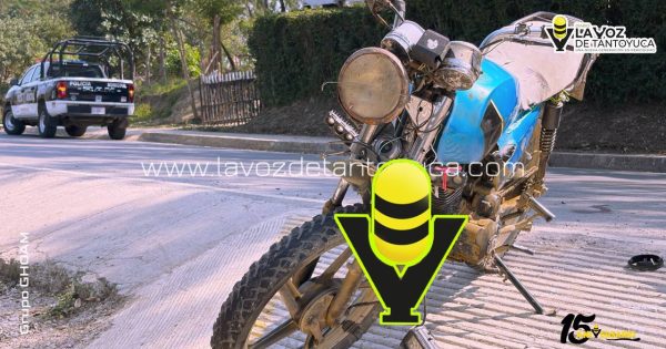 Joven motociclista resulta lesionado tras ser arrollado por camioneta en Mezquite