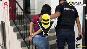 Detienen a mujer durante operativo vial en Tantoyuca