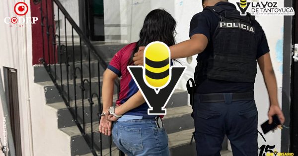 Detienen a mujer durante operativo vial en Tantoyuca