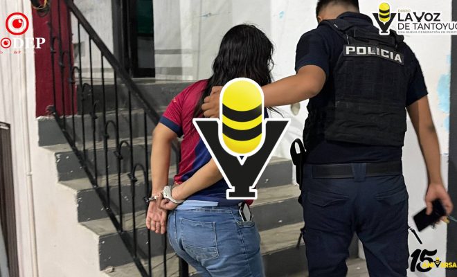 Detienen a mujer durante operativo vial en Tantoyuca
