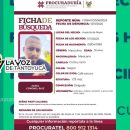 Desaparece joven en Huejutla; autoridades activan ficha de búsqueda