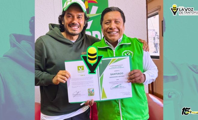 Santiago Hernández asume Coordinación de Afiliación del PVEM en el Distrito 02