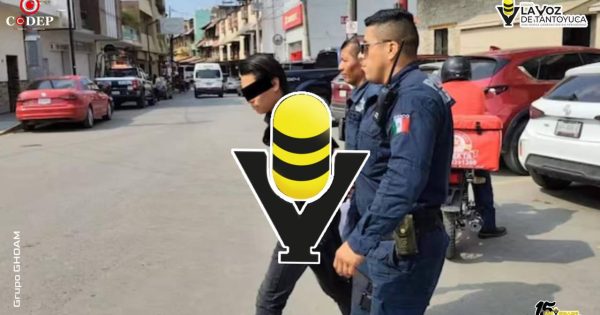 Trabajador de recaudación, detenido en Huejutla, sale del CERESO