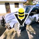 Vehículo de purificadora anda a la buena de Dios y pone en riego a la ciudadanía