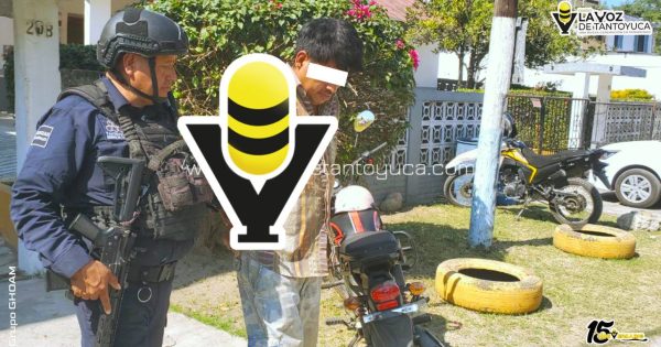 Detienen a hombre en flagrancia por violencia familiar