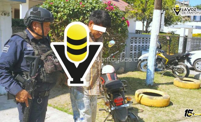 Detienen a hombre en flagrancia por violencia familiar