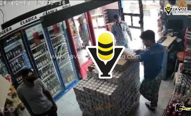 Asaltan Modelorama en Huejutla