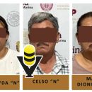 Detienen a profesor, su esposa y su hija durante cateo en Tempoal; aseguran más de 15 millones de pesos
