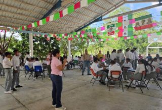 El IMM imparte plática sobre abuso sexual a estudiantes de telesecundaria en Terrero, en Tantoyuca