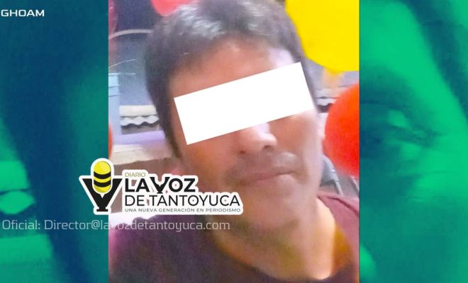 Detienen en Huejutla a hombre acusado de asesinar a su hijo