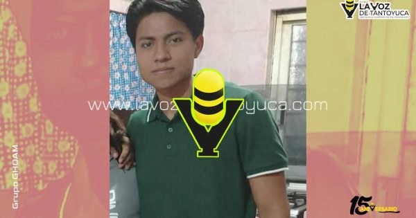 Axel Cruz, se encuentra desaparecido; es buscado afanosamente por sus familiares