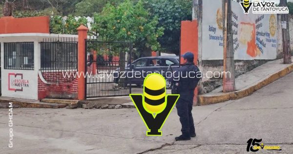 Implementan operativos de seguridad en planteles educativos, en Papantla