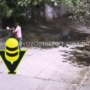 Captan a dos jovencitos destrozando vehículos estacionados