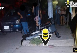 Motociclista resulta severamente lesionado tras accidente en Tantoyuca