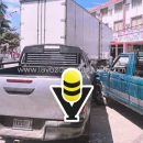 Camión provoca percance vial en el Centro de Tempoal