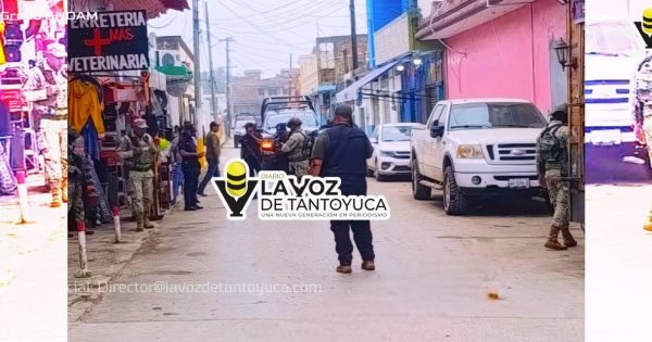 Disparan contra ferretería en la Zona Centro de Tempoal