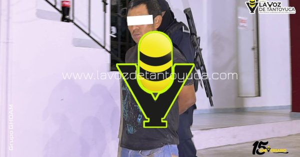 Policía Municipal detiene a sujeto tras agredir a sus vecinos