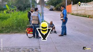 Atiende Protección Civil Municipal llamado de emergencia en la Gutiérrez Barrios 