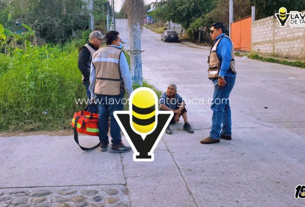 Atiende Protección Civil Municipal llamado de emergencia en la Gutiérrez Barrios