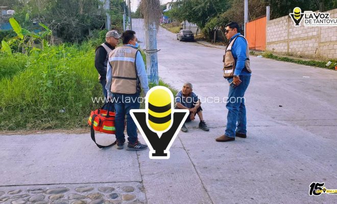 Atiende Protección Civil Municipal llamado de emergencia en la Gutiérrez Barrios