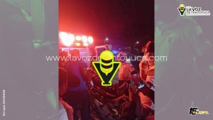 Motociclista resulta lesionado tras derrapar en Potrero del Llano