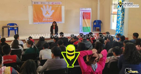 Chicontepec conmemora el Día Naranja contra la violencia