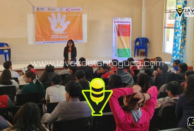 Chicontepec conmemora el Día Naranja contra la violencia
