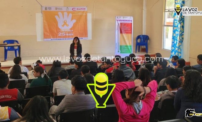 Chicontepec conmemora el Día Naranja contra la violencia