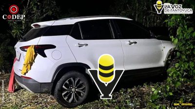 Recuperan camioneta robada en la México - Tuxpan
