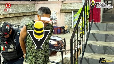 Detienen a sujeto por alterar el orden público en Los Ajos