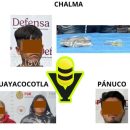Detenidos en flagrancia y objetos asegurados en operativos de cateos con fuerzas federales y estatales en Chalma, Huayacocotla y Pánuco